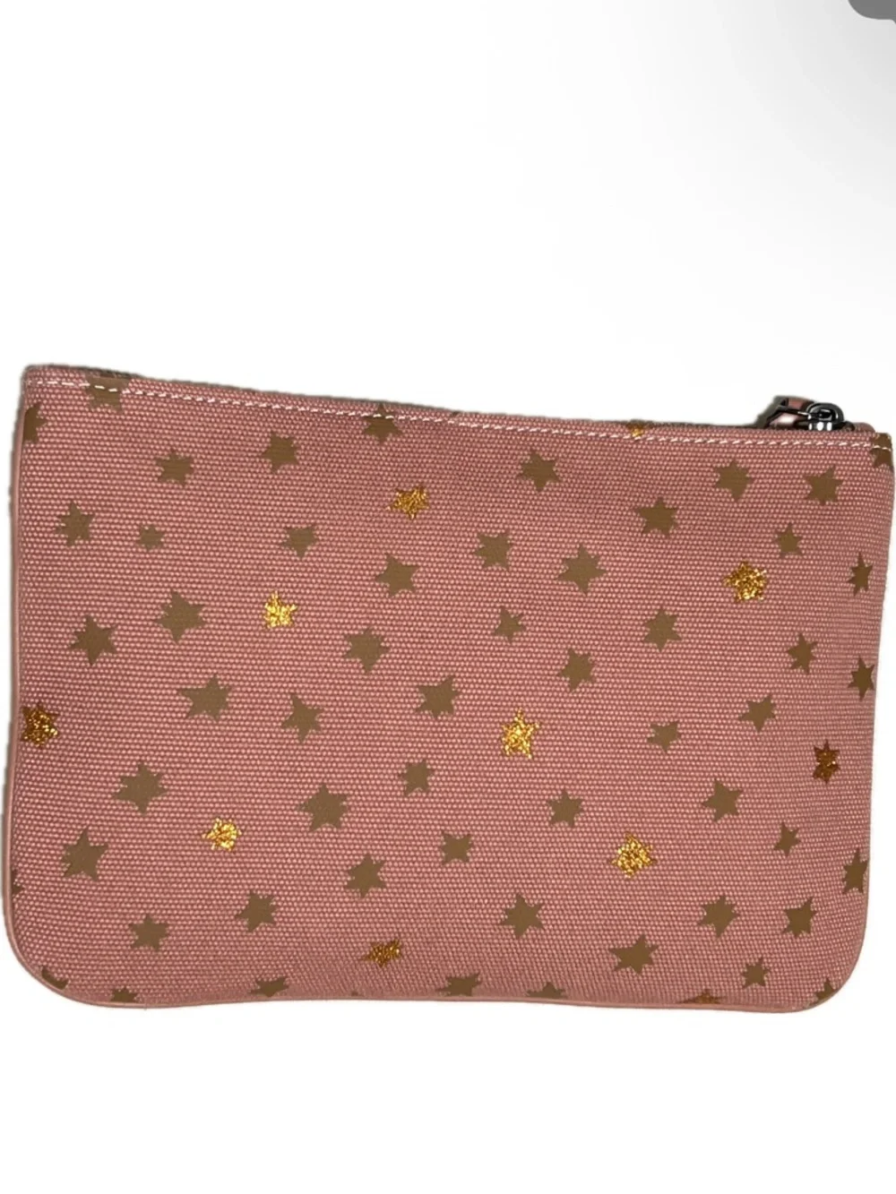 COACH Unicorn and Stars Canvas w/Leather Trim Pouch/Cluthch - Picture 2 of 8